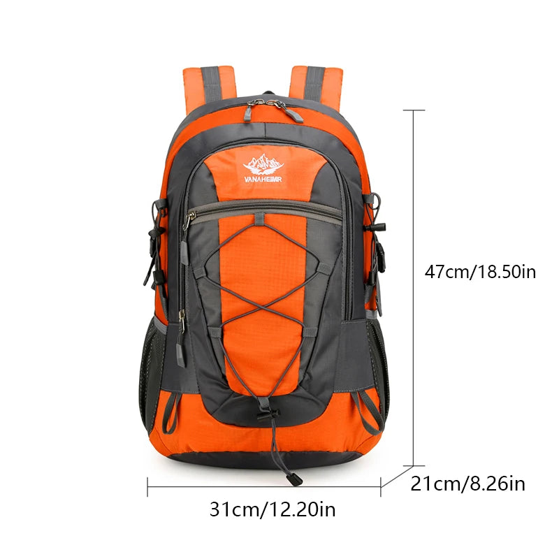 OGEHUAFEE Multi-functional Outdoor Hiking Backpack, Unisex Multi-purpose Bag, Lightweight Travel Hiking Luggage Storage Pack, Compatible with Stabilizing Trekking Poles