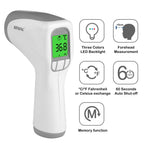 Medical No-Touch Thermometer for Adults and Kids, 1-Second Fast Reading, Color-Coded Fever Alarm, Silent Mode