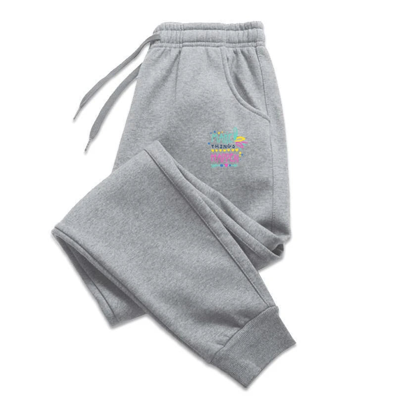 High Quality Fashion Versatile Womens Mens Outdoors Elastic Waist Jogging Casual Sweatpants Sport Trousers