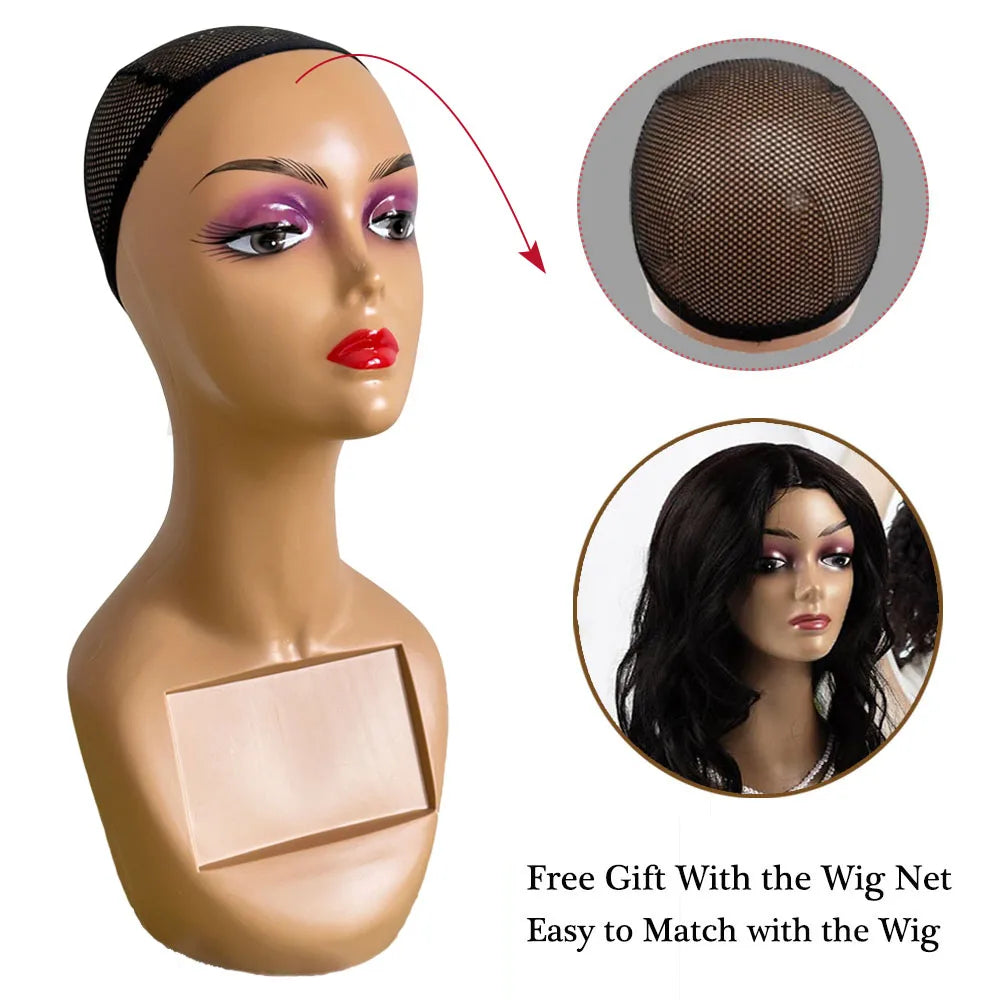 Plastic Mannequin Model Head for Display Wigs  Plastic Mannequin Head For Wig Stand For Wigs Display Making Wigs Manikin Head Main image