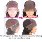 13x6 Chocolate Brown Fall Colored Human Hair Wigs HD Transparent Lace Front Human Hair Wigs Body Wave Human Hair Frontal Wigs