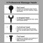 Fascia Gun Muscle Massagers Pistol Vibration Penetration Deep Tissue Massage Gun Shock Body Neck Massager Relaxation Treatment