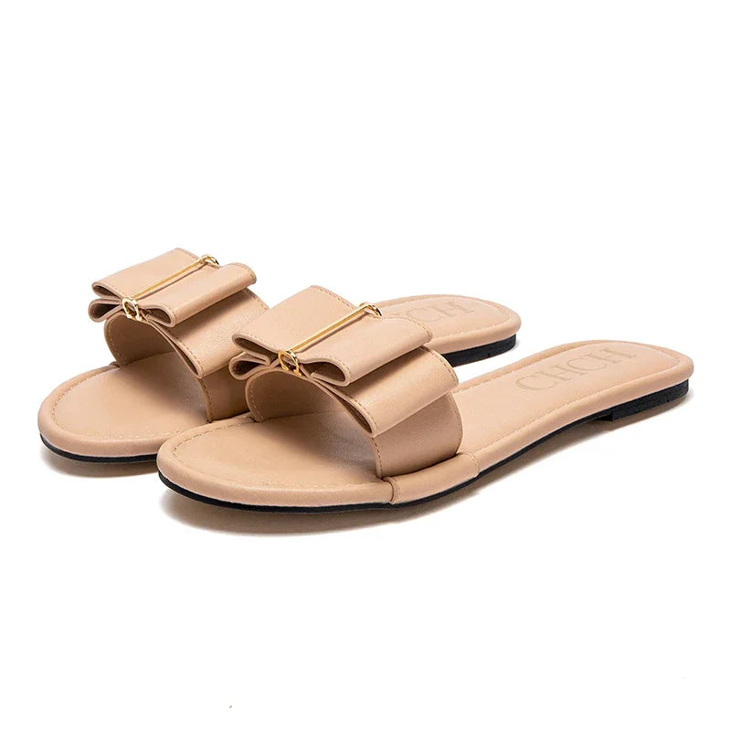 2026 NEW Slippers high quality PU flat women's shoes red shoes luxury brand new listing