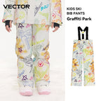 VECTOR Ski Pants Boys Girls Children Outdoor High-quality Windproof, Waterproof and Warm Snow Winter Ski Snowboard Pants Brand