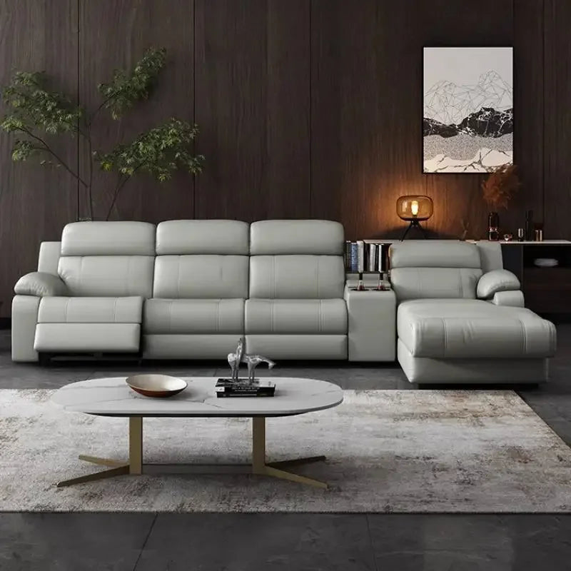 Classic Cheap Electric Recliner Sofas Gray Design European Quality Living Room Sofas Luxury Modern Divano Soggiorno Furniture