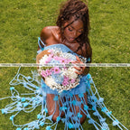 Pink Gorgeous Straight Cocktail Dress With Flowers Tassels Beads Luxury Birthday Dress African Sexy Evening Dresses Customized