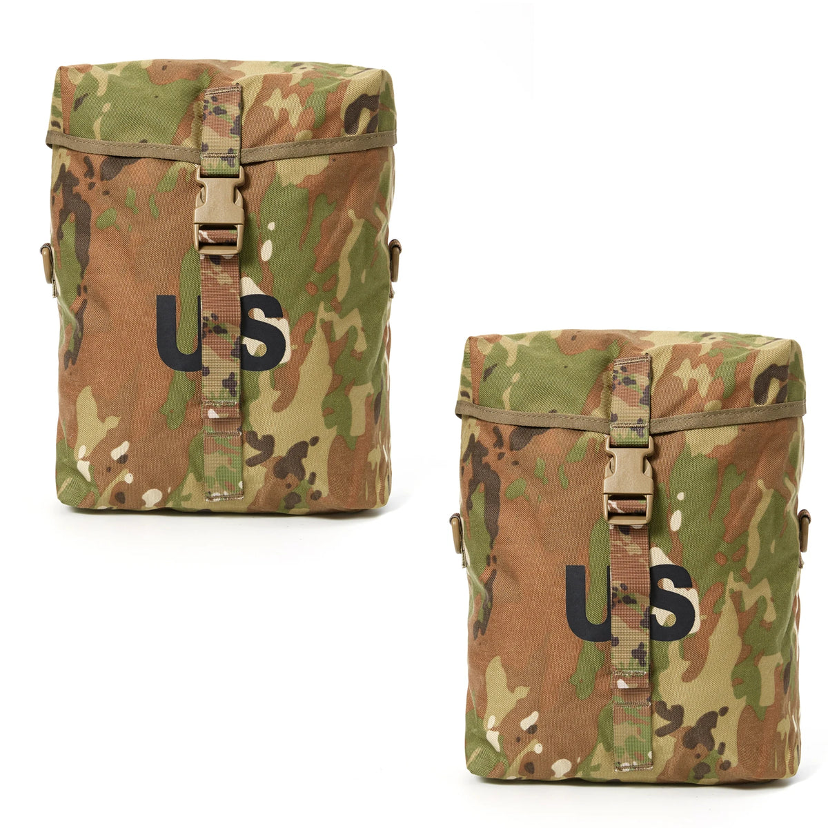 MT Military MOLLE Side Sustainment Accessory Pack 2Pcs Sustainment Supplies Pouch Army Utility Bags UPC / OCP