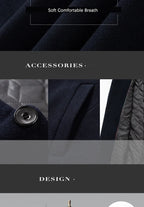 TFETTERS Brand Trench Coat Korean Fashion Business Casual Stand Collar Long Jackets for Men 2025 Autumn Windbreaker Winter Coats