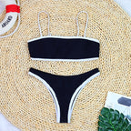 Woman Swimwear 2026 High Waist Bikinis Shorts Women's Swimsuit Luxury Ribbed Two-piece Bathing Suits Summer Bikini Set Swim Suit
