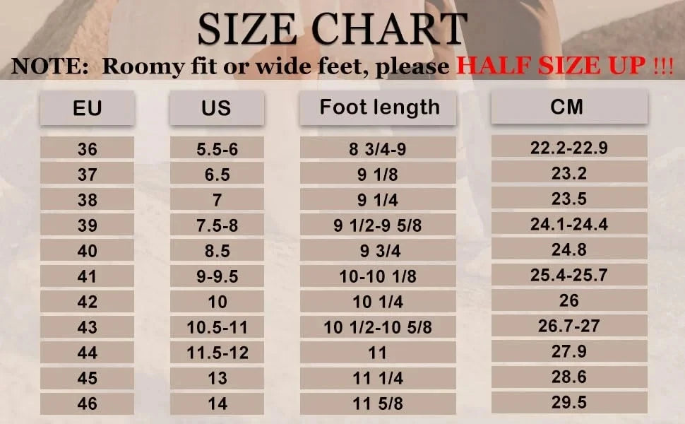 Comwarm Fashion Men Leather Sandals Summer Cork Footbed Slide Sandals Beach Sandals Unisex Brand Sandals with Adjustable Buckle