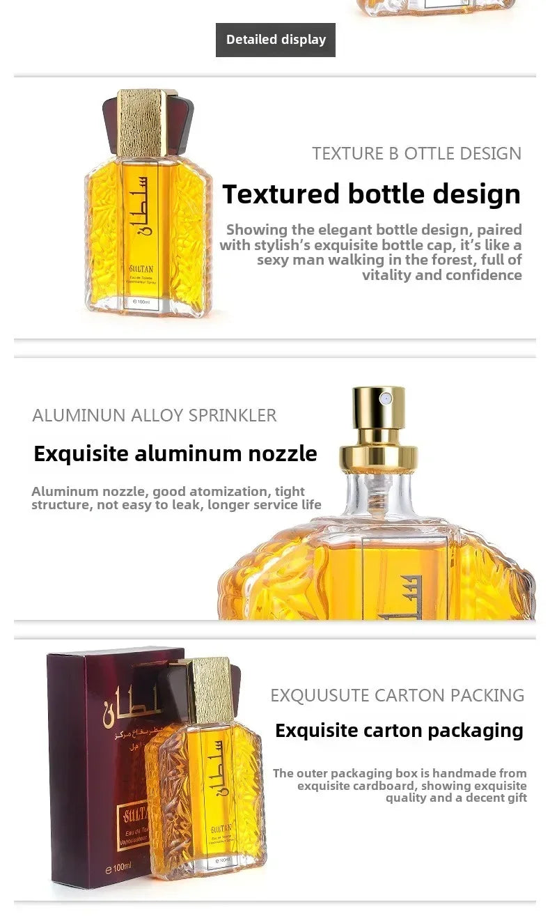 Original 100ml Women & Men Perfume Arabic Original Perfumes Spray Perfume Eau De Parfum Long Lasting Fragrances Gift Deodorants