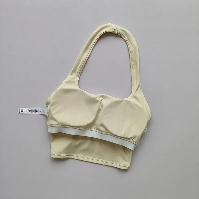 Backless Sports Bra – Athletic Yoga Crop Top