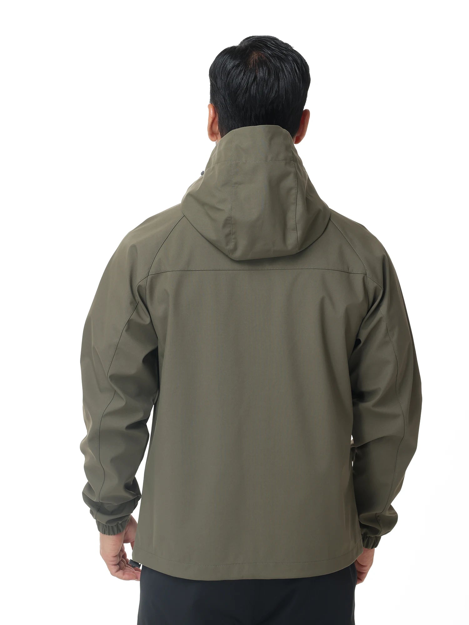 Men's Outdoor Waterproof Windbreak Jacket Lightweight Coat for Camping Hiking Cycling Fishing with Inner Pocket