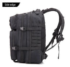 Men 45L Tactical Hiking Backpack Molle Mountaineering Water Resistant Outdoor Camping Trekking Backpacking Bushcraft Travel Rucksack Bug Out Bag Survival Emergency Large Capacity Climbing Cycling Daypack Women Durable Wear Re