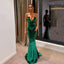 Thinyfull Sexy Mermaid Prom Evening Dresses Saudi Arabia Spaghetti Straps Party Dress Velvet Night Cocktail Prom Gown Customized