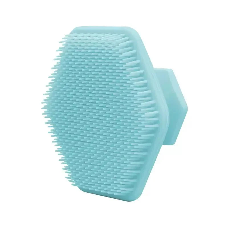 Silicone Cleaning Brush Face Cleansing Scrubber Massager Manual Facial Cleansing Brush Exfoliating Gentle Beard Skin Care Tool