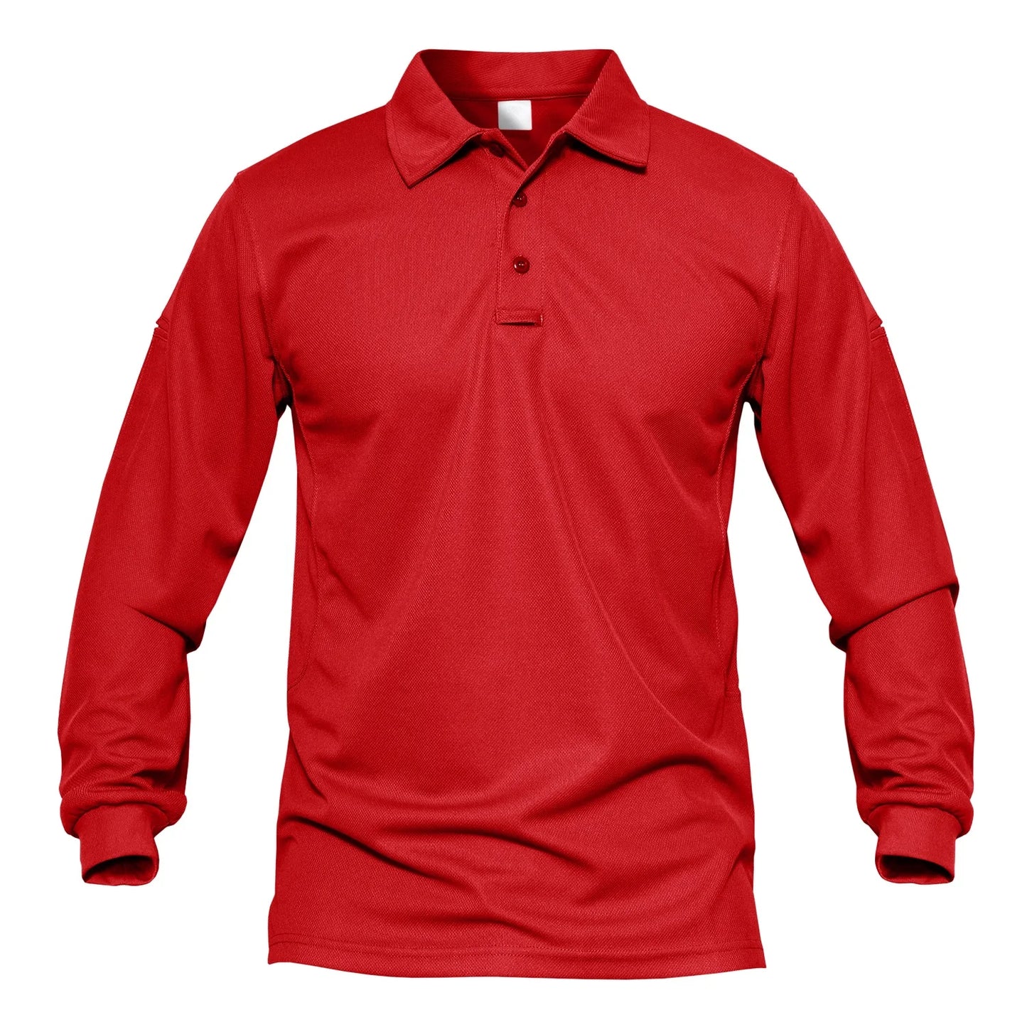 TACVASEN Men Outdoor T-shirts Work Polos Summer Quick Dry T-shirts Long Sleeve Lightweight Golf T-shirts Tee Tops