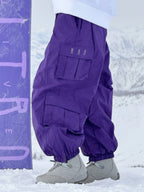 Oversize Winter Ski Pants 3L Snowboard Pant Thicken Thermal Waterproof Breathable Outdoor Sports Warm Women's Men's Ski Trousers