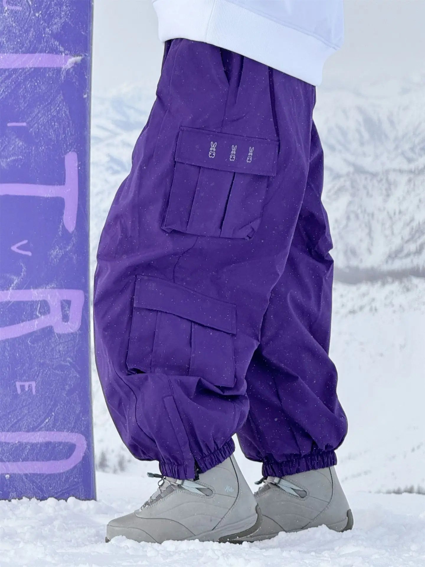 Oversize Winter Ski Pants 3L Snowboard Pant Thicken Thermal Waterproof Breathable Outdoor Sports Warm Women's Men's Ski Trousers