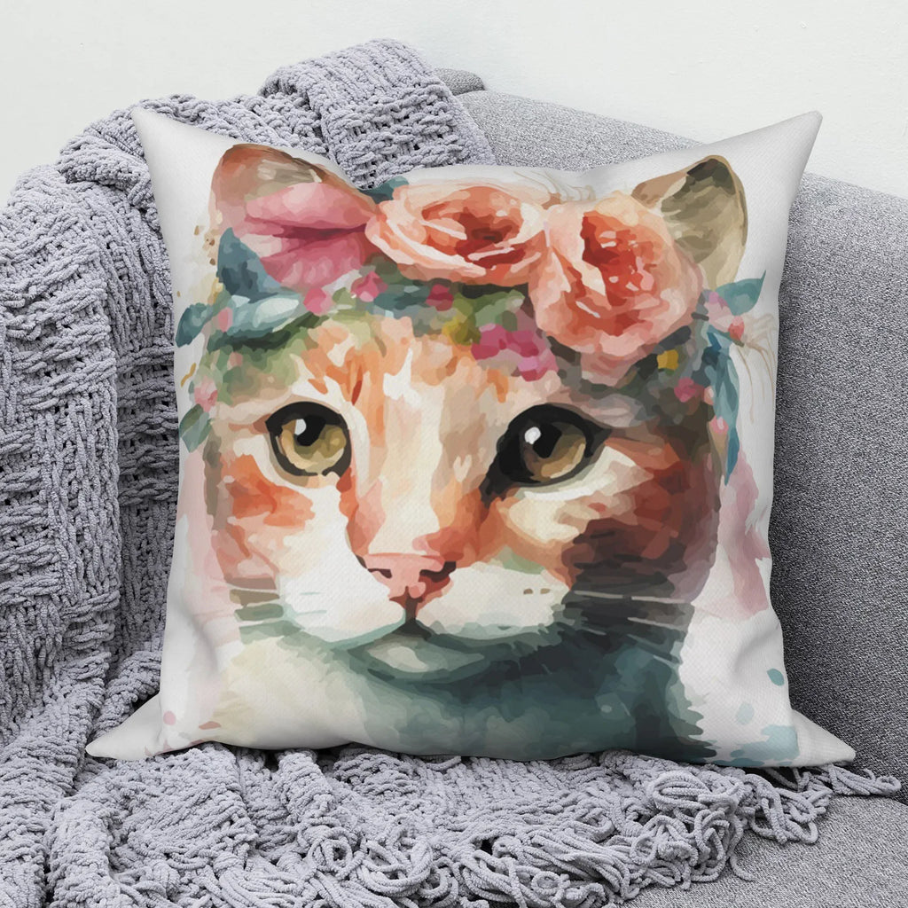 Modern Sofa Decorative Pillowcase Home Decor Set Cute Cat   Cushion Cover Throw Pillow