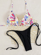 Bikini Print Swimsuit Beach Sexy Ladies Swimwear Seaside Vacation