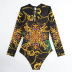 Russian Swimsuits Women One-piece Bikini Quick Drying Купальник Sunscreen 2025 European American
