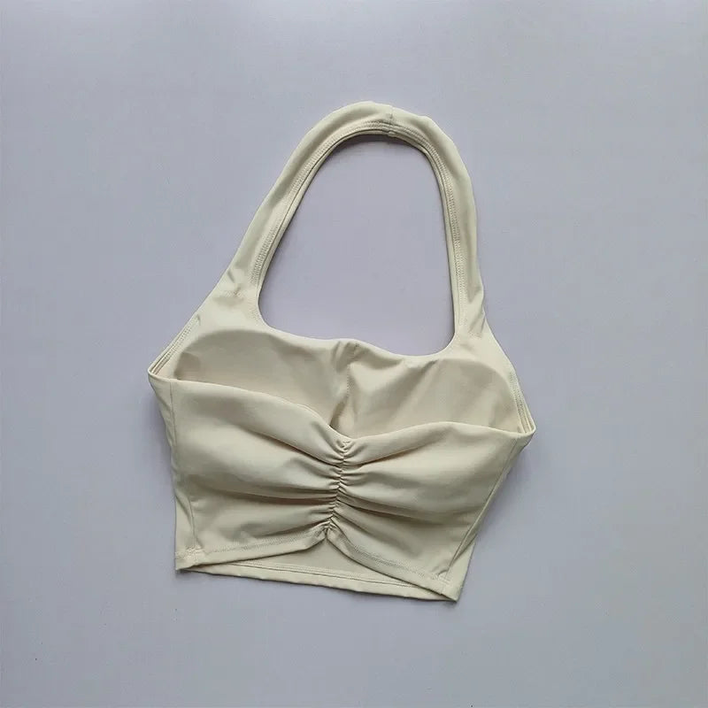 Backless Sports Bra – Athletic Yoga Crop Top