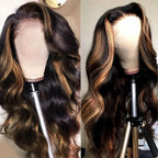 5x5 1B30 Lace Glueless Wig Human Hair Ombre Body Wave Lace Frontal Closure Wigs Hd Lace Human Hair Ready To Go Human Front Wigs
