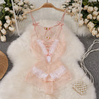 Japanese Kimono V-neck Printed Flower Bow Waist Shaping Cardigan Dress Women Clothing Loose Long Sleeve Vintage Sexy Lace-up New