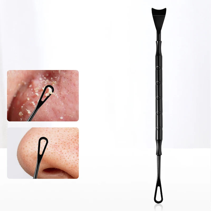 2 In 1 Pimple Popper Tool Blackhead Remover Acne Needle Removing Treatment Whitehead Popping Zit Nose Face Blemish Extractor Main image