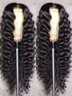 40 42 Inch HD Loose Deep Wave 13x6 Lace Front Human Hair Wigs Brazilian Curly Water Wavy 13x4 Lace Frontal Wigs For Women 250%