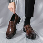 High Quality Dress Shoes Man Comfortable Business Social Leather Shoes For Man Casual Men's Italian Formal Shoes Man Loafers