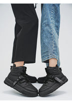 New Fashion Casual Sneakers High Top Skateboard Shoes Student Boots Men and Women Trend Wear Resistant Two-color Couples