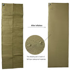 MT Military Army Alice Embedded Air Self-Inflating Camp Mat , ALICE Single Sleeping mat  for Outdoor Camping Olive Drab