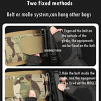Tactical Padded Belt Airsoft CS Combat Molle Airsoft Girdle Duty Paintball Waist Belts War Game Hunting Accessories