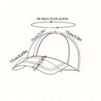 Street style rivet baseball cap for men and women,sun protection hat suitable for outdoor sports in spring and summer,adjustable
