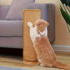 1pc Durable Hemp Rope Cat and Rabbit Scratching Board - No Mess Sofa Safety Design,Magic Invisible Adhesive,Multi-layer Exercise