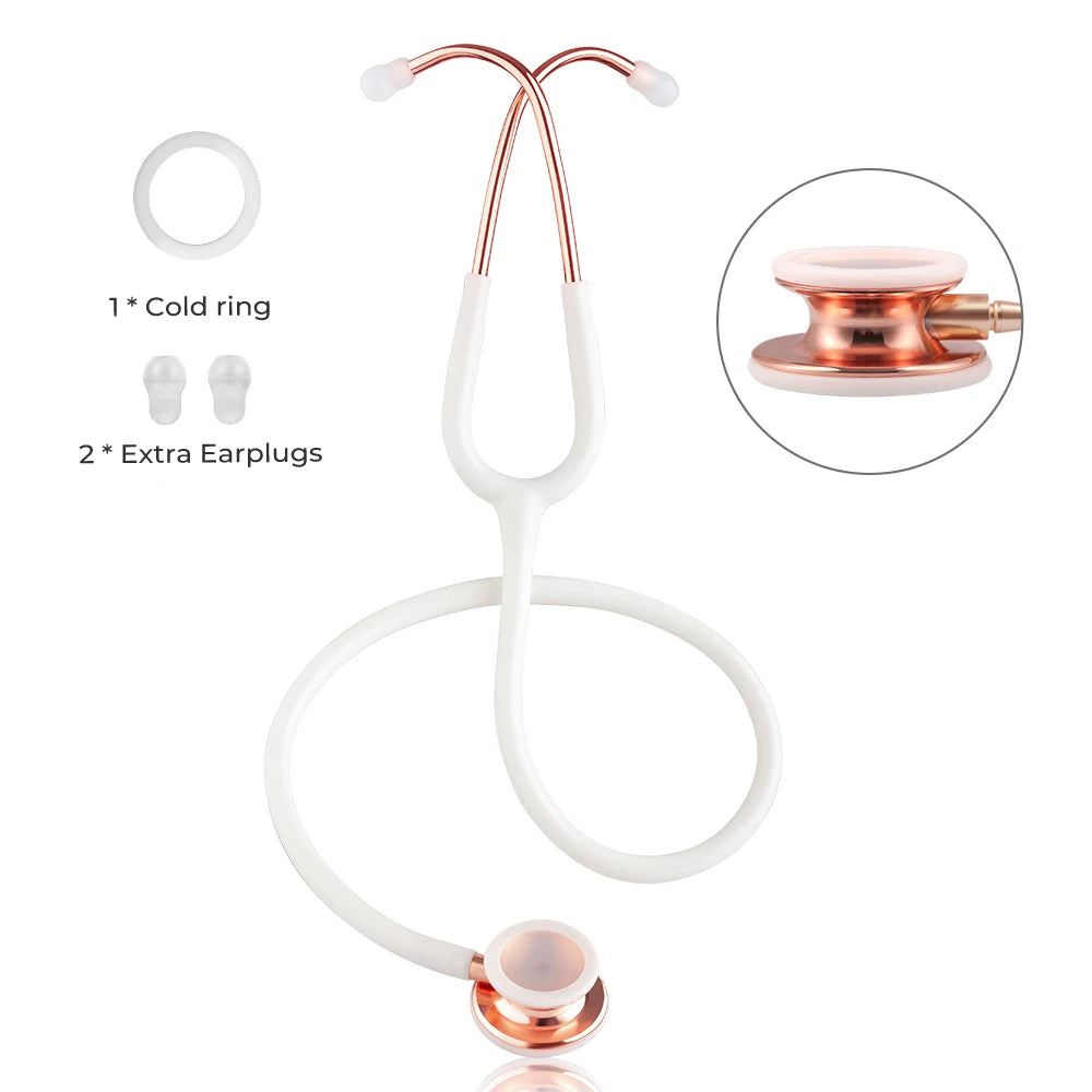 Medical Double Sided Stethoscope Professional Portable Cardiology Stethoscope Medical Equipment Nurse Doctor Stethoscope