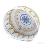 New Muslim Men Prayer Cap Hat Cotton Embroidery Saudi Arabia Islamic Hat Cap Men Headscarf Topkippot Turban  Leisure Saudi Cap