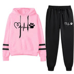 Women's Tracksuit Daily Casual Fashion Hoodies Hot Sale Single Piece Stripe Sweatshirt and Pants Comfort Outdoor Jogging Quality