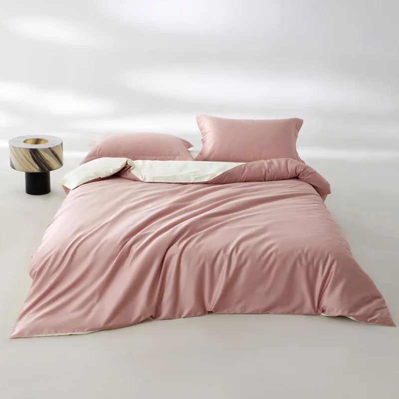 1pc Egyptian Cotton Duvet Cover Solid Color 100% Cotton 800 Thread Count Quilt Cover Korean Minimalist Style Bedding Ultra Soft