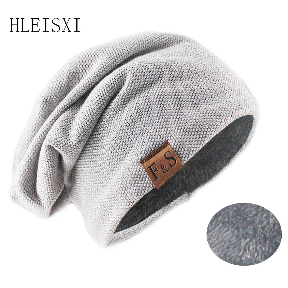 Fashion Bonnet Hat For Men And Women Autumn Knitted Solid Color Skullies Beanies Spring Casual Soft Turban Hats Hip Hop Beanie Main image