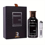 Bharara King Eau de Parfum 3.4oz/100ml Woody Spicy Fragrance for Men with Travel Spray