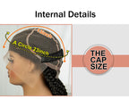 Handmade Cornrow Braided Wigs 30inch Synthetic Full Lace Kontless Braids Wigs Lace Frontal Box Braided Lace Wigs for Black Women