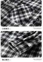 Jacket Mens Spring autumn New men jacket Flip collar stripes Jackets Youth casual coat Men's business coats Size M-4XL 5XL 6XL 7