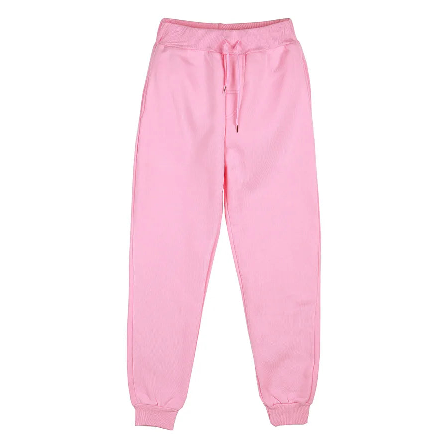 2026 New Joggers Sweatpants Men and Women Elastic Waist Lose Casual Trousers white beige pink yellow Hip Hop Mens Sweat Pants