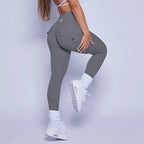High Waist Gym Leggings – Peach Lift Yoga Pants