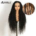 Noble Synthetic Lace Frontal Wig Twist Braided Wigs 13X4 Box Braided Lace Wig For Black Women Faux Locs Wig Goddess Braids Wigs