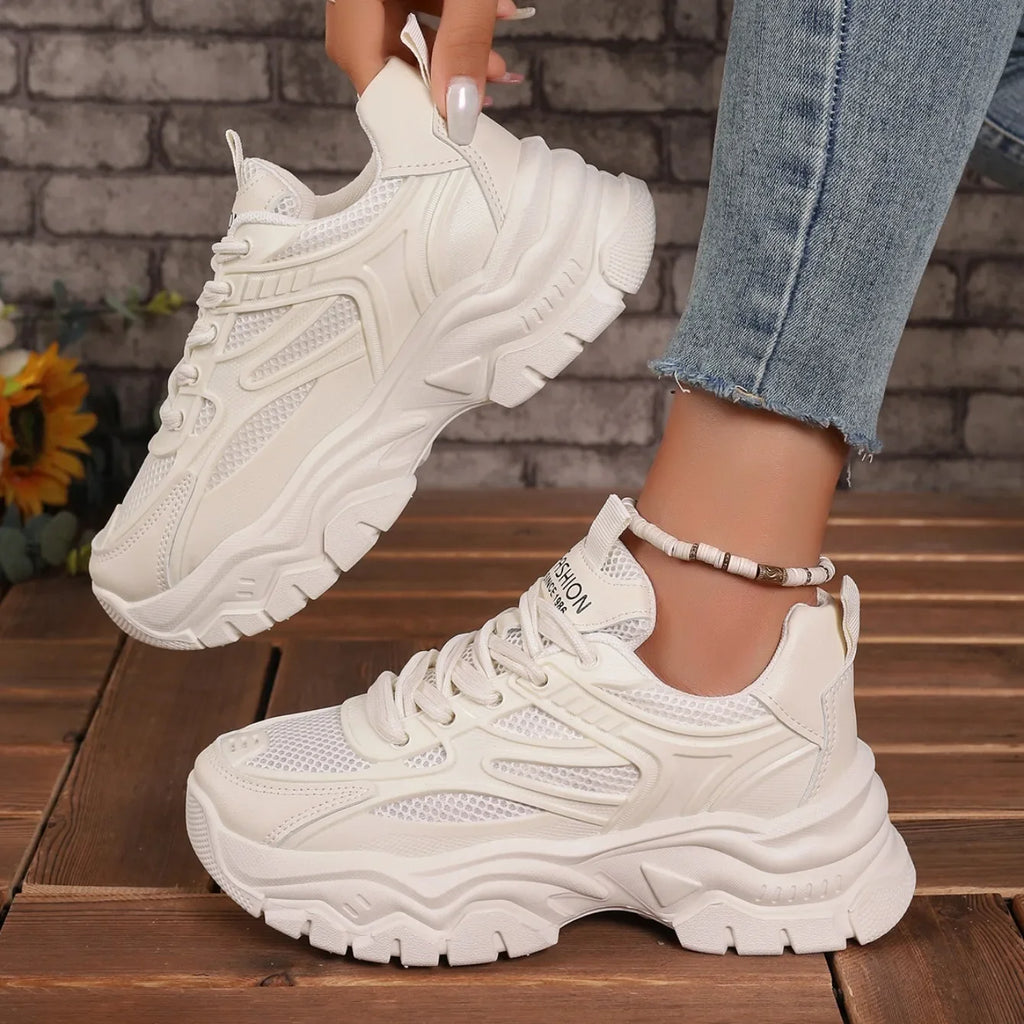 Women Sneakers 2026 New Fashion Chunky Sneakers Women Outdoor Tennis Platform Sports Shoes for Women Lightweight Designer Shoes
