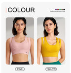 Sports Tops Women's Gym Sexy Underwear Sports Bra Tank Top Gathering Shockproof Women's Sports Underwear High Elasticity